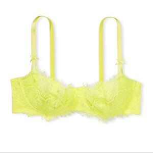 New! Victoria’s Secret Unlined Balcony Lightly Lined Lace Demi Bra 10350
